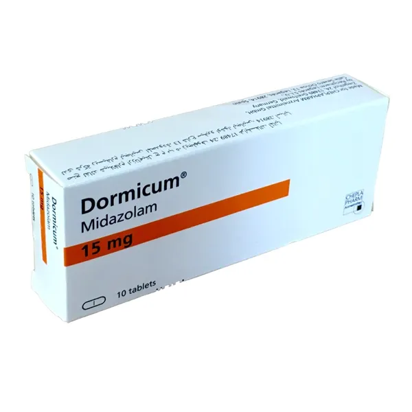 Dormicum Midazolam 15mg Tablets
